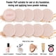 thumbnail image 2 of Paquete De 10 Borlas De Algodón Para Polvos Cosméticos, Almohadillas De Maquillaje Con Cinta, Borlas Para Polvos Faciales Sueltos Y Base, 2 of 6