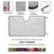 thumbnail image 2 of One Piece Parasol para Parabrisas Delantero Protector Plegable, Visera Solar para Auto Bloquea Rayos UV Mantiene tu Vehículo Fresco 130cm*70cm, 2 of 6