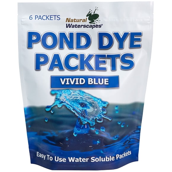 Sobres de Tinte para Estanques Natural Waterscapes Azul Intenso 6 Unidades