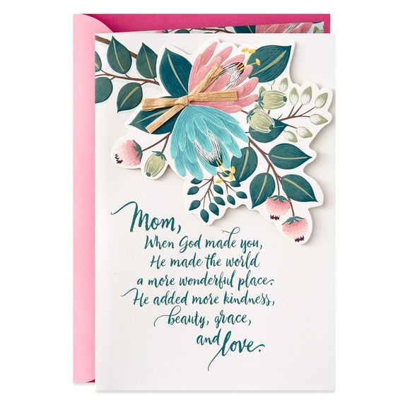 Tarjeta de felicitación Hallmark DaySpring religiosa para el Día de la Madre