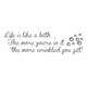 thumbnail image 1 of Decomural Life Is Like A Bath Bathroom WS-40966, 1 of 2