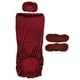 thumbnail image 3 of Fundas De Asiento De Silla De Oficina Para Silla De Juegos De Oficina Sillas Giratorias De Escritorio Para Computadora Rojo Oscuro, 3 of 5
