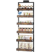 Wakeshome - Rack Organizador De Cocina Baño De 6 Niveles Montado En Pared