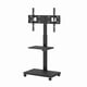 thumbnail image 1 of Soporte Tv Rack Movil Con Ruedas 32 A 75 Base Pedestal Stand Negro, 1 of 3