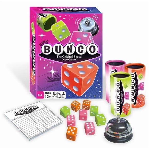 Bunco Game Kit Continuum Games Retro para noche de mujeres