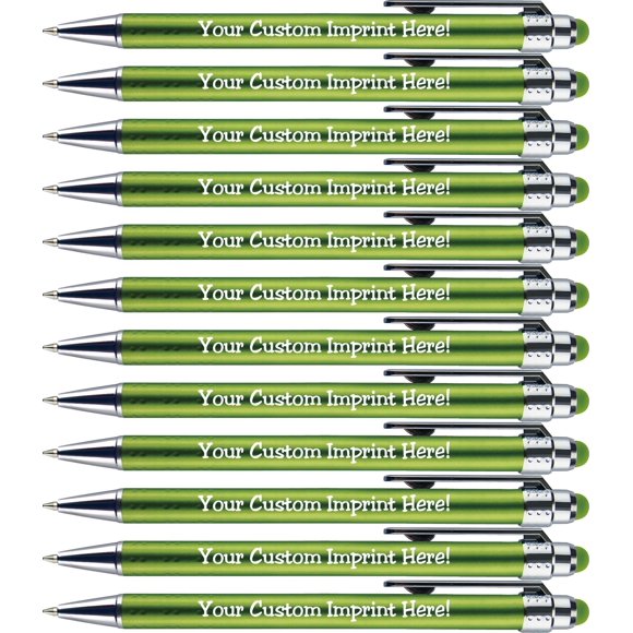 Bolígrafos Stylus Bright Vibes Personalizados de Express Pencils, paquete de 12