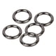thumbnail image 5 of 5x Bobinas De Resorte Accesorio Organizador De Monedero Clips De Mosquetón Redondos De Metal Broches Gris Oscuro 19mm, 5 of 5