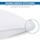 thumbnail image 3 of Juego de 2 almohadas de cama Utopia Bedding, tamaño queen, microfibra, color blanco, 3 of 8