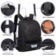 thumbnail image 4 of Bolsa de béisbol DAFISKY, mochila de softball para jóvenes y adultos, negra, 4 of 7