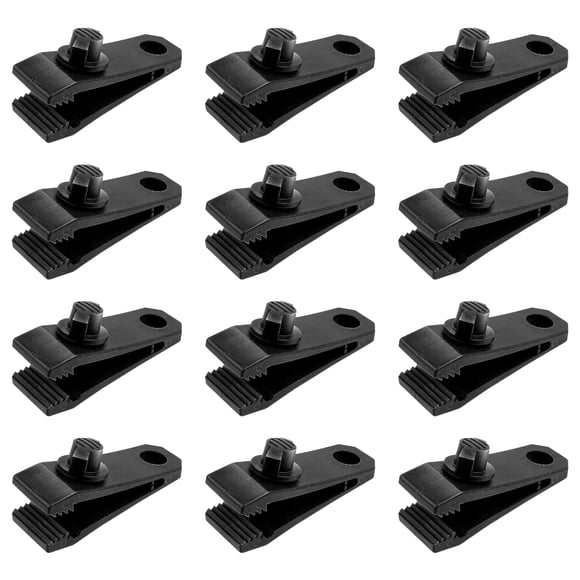 Juego de 12 pinzas para lona CLIO Heavy Duty Lock Grip Clips
