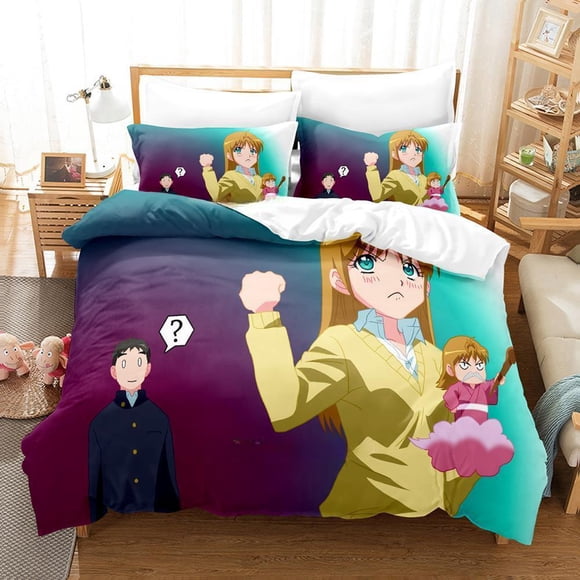 Anime Yamada's First Time: B Gata H Kei Bedding Set Single Twin Full Size Bed Set Adult Kid Bedroom Duvet cover Sets Bed Sheets