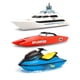 thumbnail image 1 of Botes de baño SplashEZ de juguete para niños pequeños, paquete de 3 unidades, sin agujero, 1 of 7