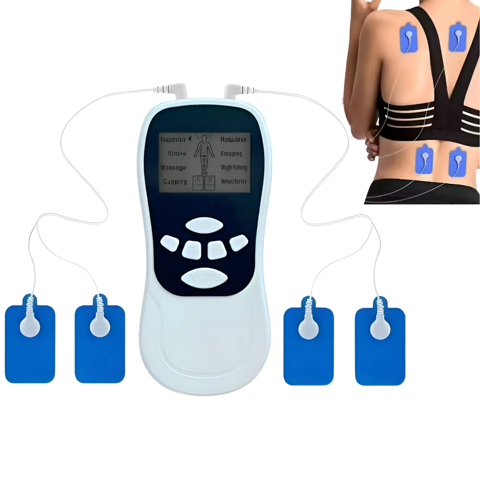Genérica - Masajeador Eléctrico De Pulsos Tens Portátil Multifuncional