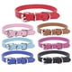 thumbnail image 5 of Collar de cuero para gatos de 2 piezas, el collar para mascotas es adecuado para gatos y perros., 5 of 5