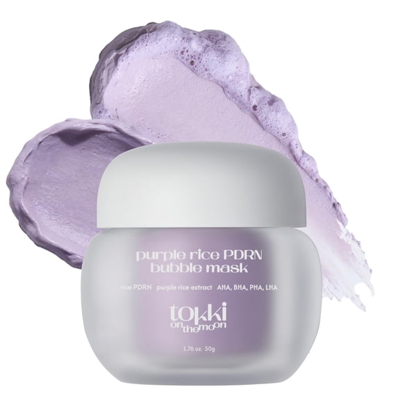 Mascarilla Tratamiento Facial tokki on the moon Arroz Morado PDRN 50g