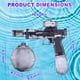 thumbnail image 4 of Pistola de agua eléctrica Sidypro de largo alcance con luz LED negra, 4 of 6