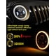 thumbnail image 4 of Foco 7 Pulgadas Ronda Faro Led Halo Motor Angel Eyes 2pc, 4 of 9