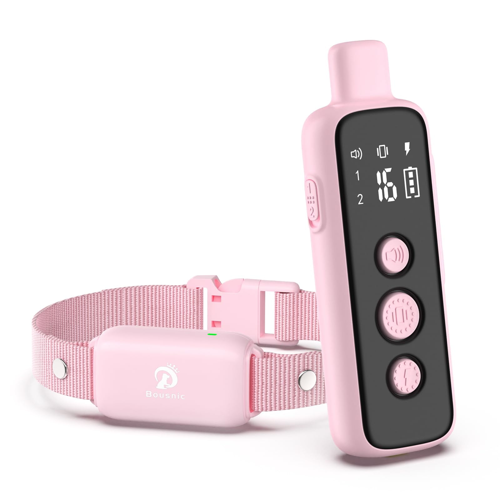 Collar De Entrenamiento Bousnic Shock, Impermeable Y Recargable Para Perros