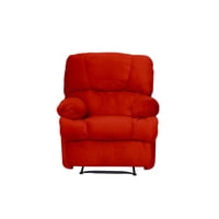 Latam Home - Bergere Perugia Reclinable Tela Velvet Burdeo