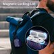 thumbnail image 5 of Funda ESR Cyber Armor Tough con HaloLock para AirPods Pro, color morado, 5 of 9