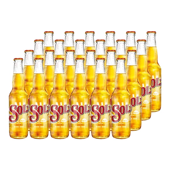 24x Cerveza Sol Botellín 4,5° 355Cc