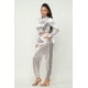 thumbnail image 3 of Conjunto de Chaqueta y Pantalón con Detalle de Rayas y Cremallera Frontal en Gris M, 3 of 5