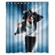 thumbnail image 1 of Cortina de ducha de Michael Jackson, juego de cortina de baño con ganchos, tamaño 60 x 72 pulgadas, 1 of 3