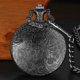 thumbnail image 5 of Reloj de bolsillo Realpoo de cuarzo para hombre con esfera de números arábigos y cadena, 5 of 8