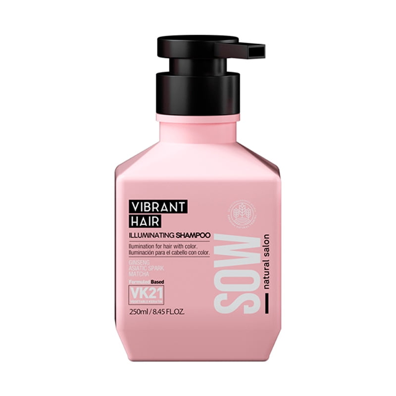 Sow - Vibrant Hair - Shampoo Iluminador Para Cabellos Con Color Y Mechas 250ml