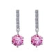 thumbnail image 1 of 2cttw Moissanite Earrings para Mujer Color D Claridad VVS1 Aretes Colgantes de Diamante Aretes de Boda de Plata Esterlina para Novias Dama de Honor con Certificado, 1 of 9