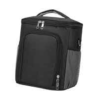 Ioensy - Bolsa Térmica Aislante, Bolso De Mano, Bolsa Térmica Para Almuerzo, Bolsa Para Viajes, Picnic Al Aire Libre, Color Negro