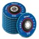 thumbnail image 1 of Discos de solapa NEIKO 11145A, grano 120, 4.5 pulgadas, paquete de 10 unidades para amoladora, 1 of 5