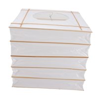 Magideal - Cubierta De Papel Plegable Para Lámpara Colgante, Cubierta Para Accesorios De Iluminación, Cubierta Rectangular Para Linterna, Decoración Para Bar De