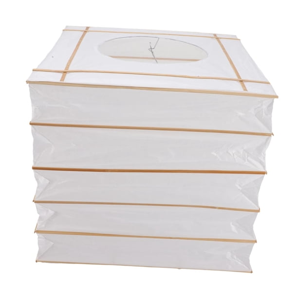 Cubierta De Papel Plegable Para Lámpara Colgante Cubierta Para Accesorios De Iluminación Cubierta Rectangular Para Linterna Decoración Para Bar De