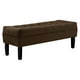 thumbnail image 2 of Banqueta Wood 2c Felpa 00 Chocolate, 2 of 4
