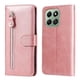 thumbnail image 1 of Funda con Cremallera para Honor X6C 4G, Carcasa Cartera de Cuero PU con Soporte y Tarjetero, 1 of 5