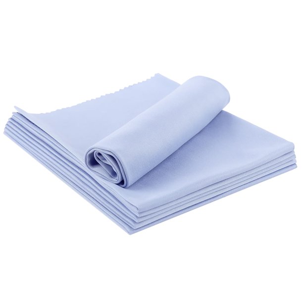 Paño de limpieza Gartopvoiz de 12 x 12 pulgadas de microfibra antiestático, paquete de 6