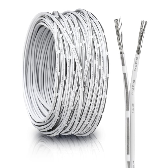 Cable para puerta de garaje MEIHUIJI 22 AWG, 45 m, 300 V, 2 conductores