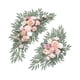 thumbnail image 4 of 2 Piezas De Arco De Boda Con Flores Decorativas Para San Valentín, Bodas, Fiestas, Rosa Y Blanco, 4 of 5