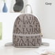 thumbnail image 1 of PU Leather Small Backpack Daily Purse Sling Bags For Women Fashion Letter Printed Ladies Back Pack Shoulder Messenger Bag, 1 of 3