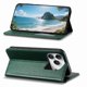 thumbnail image 5 of Funda tipo cartera para iPhone 17 Pro Max de piel con cierre magnético, ranuras para tarjetas y correa para la muñeca Verde, 5 of 6