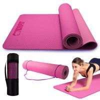 Mat Yoga Tpe 6Mm Overfit Alfombra Ejercicio Pilates Bicolor