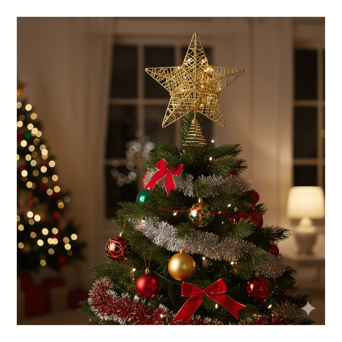 Genérico - Estrella Árbol Navidad Adorno Navideño Decoración Navidad 2025