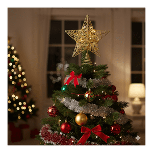 Genérico - Estrella Árbol Navidad Adorno Navideño Decoración Navidad 2025