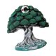 thumbnail image 2 of Estatua Del árbol De La Vida, Estatua Decorativa Artesanal Para Gabinete, Oficina, Estante, Verde, 2 of 5