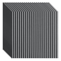 Bothyi - 10X 3D Pegatinas De Pared Decoración Calcomanía Durable Hogar Dormitorio Pe Espuma Papel Pintado Gris Argenta