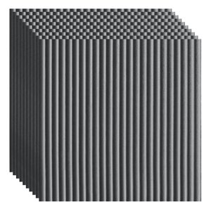 Bothyi - 10X 3D Pegatinas De Pared Decoración Calcomanía Durable Hogar Dormitorio Pe Espuma Papel Pintado Gris Argenta