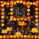 thumbnail image 1 of Set de decoración del Día de los Muertos JYNTERPLAY 56 piezas con luces, 1 of 7