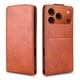 thumbnail image 2 of Funda tipo folio para iPhone 17 Pro Max con soporte magnético y protección para la cámara Marrón, 2 of 6