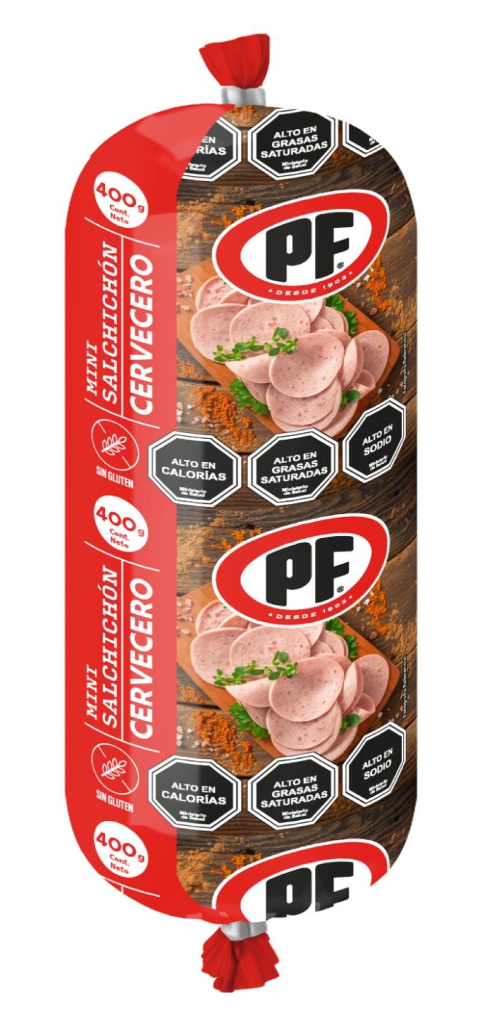 Salchichón Cervecero Embutido Mini 400 g PF